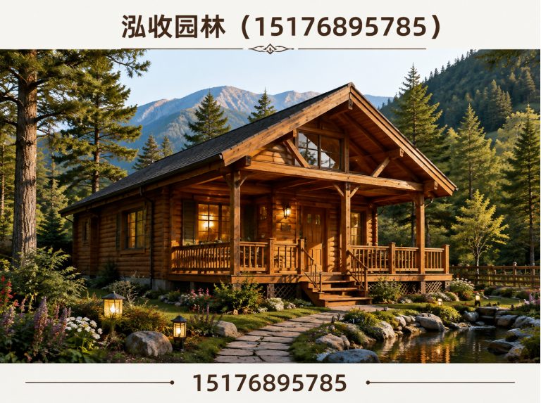 鹤壁防腐木凉亭展示图